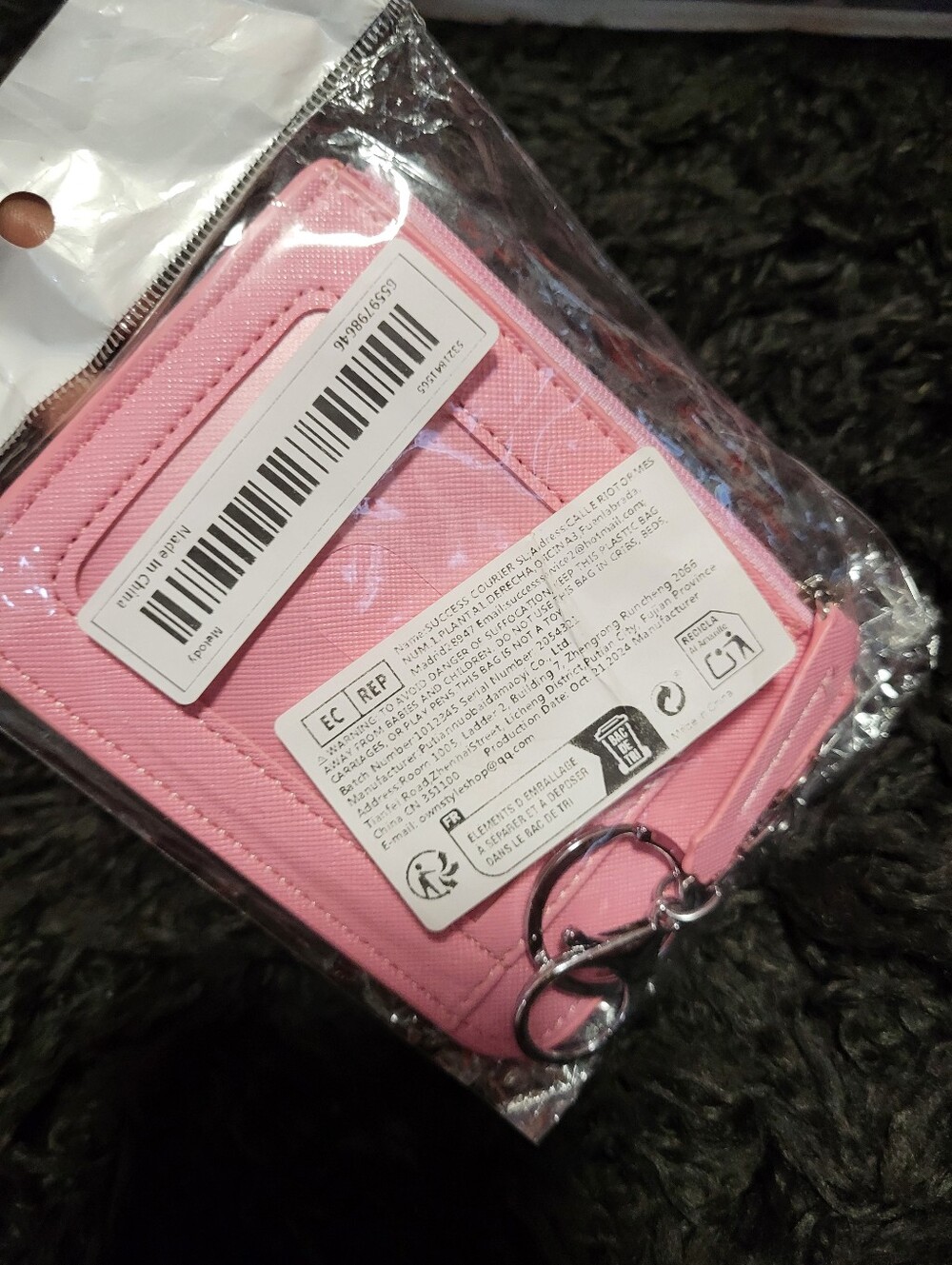 Pink My Melody Card Holder Wallet - Picture 2 of 2